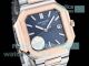 HBF Factory Swiss Grade Patek Philippe New Cubitus Blue Dial Half Rose Gold 9015 Watch (3)_th.jpg